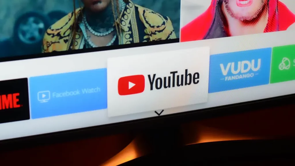 Aplicación de YouTube en un televisor inteligente