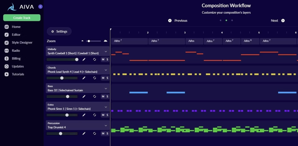 Componer una canción en AVIA -1