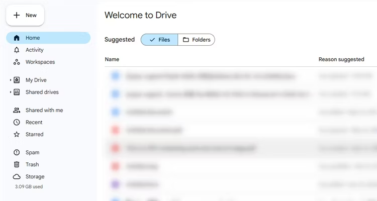 google drive home